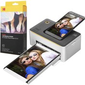 Resim Kodak Dock Premium 4x6” Taşınabilir Anında Fotoğraf Yazıcısı (2022 Sürümü) 50 Yaprak KD46 