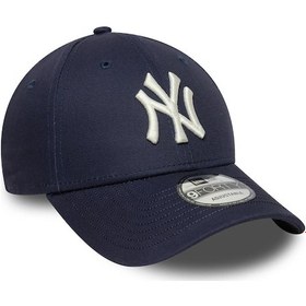 Resim New York Yankees Mlb Visor Script Lacivert 9forty Ayarlanabilir Şapka-11609 Lacivert 