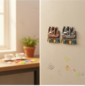 Resim Uslucan Alışveriş Sarkaçlı İstanbul Temalı Magnet 