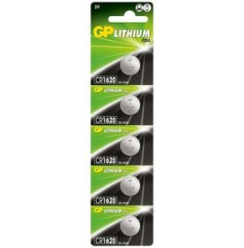 Resim GP CR 1620 PARA PİL 5 Lİ KART 