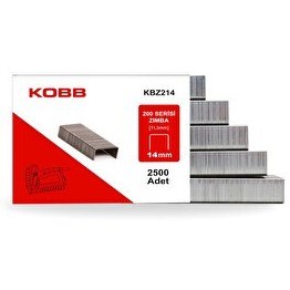 Resim Kobb KBZ214 14mm 2500 Adet 200 Serisi Ağır Hizmet Tipi Zımba Teli 