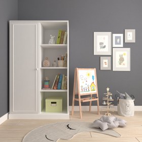 Resim Neva Bebek & Çocuk Odası Gardırobu (Çatısız) 