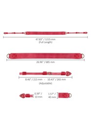 Resim MegaGear Sierra Serisi Tüm Kameralar Için Gerçek Deri Omuz Veya Boyun Askısı - Kırmızı 