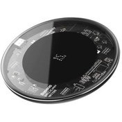 Resim Baseus Simple 15w Upgraded Version Wireless Kablosuz Şarj Cihazı Şeffaf 