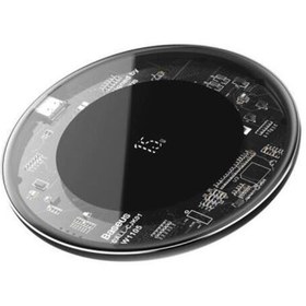 Resim Baseus Simple 15w Upgraded Version Wireless Kablosuz Şarj Cihazı Şeffaf 