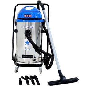 Resim Cleanvac WD753 Üç Motorlu 3600watt Sanayi Tipi Islak-Kuru Süpürge 