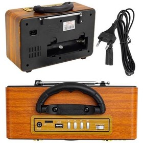 Resim Magic Voice MV-112BT Usb/Sd/Fm/Bluetooth Destekli Nostaljik Radyo 