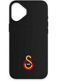 Resim Galatasaray Arma Deri Magsafe Telefon Kılıfı - iPhone 16 