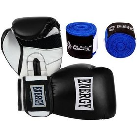 Resim Busso Energy Force II Boks Eldiveni + Bandaj 
