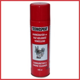 Resim Technospray Karbüratör Ve Gaz Kelebeği Temizleme Spreyi 500 Ml 