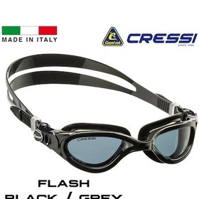 Resim Parumarin Cressi Flash Black / Grey Tinted Yüzücü Gözlüğü 
