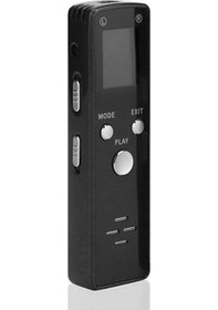 Resim Zenithdeals Sesle Etkinleştirilen Kayıt Cihazı Şifreli Dijital Ses Kayıt Cihazı Dersler Toplantılar Şarkı Çalar İçin Taşınabilir 32gb 