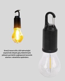 Resim Type-c Şarjlı Led Kamp Lambası Uzun Ömürlü Pil Ve Yüksek Parlaklık Diğer 