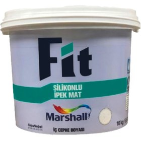 Resim Marshall Fit Silikonlu Ipek Mat Füme 7,5 Lt (10 Kg) 