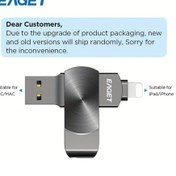 Resim Wangxi Eaget 128 Gb Çift Arayüzlü Usb 3 2 Flash Bellek İphone Uyumlu İpad Uyumlu Mac Pc Yüksek Hızlı Veri Transfer Siyah Gümüş Yeşil 