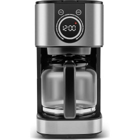 Resim Karaca 2303 Zaman Ayarlı Dijital Ekran Otomatik Inox Filtre Kahve Makinesi XL 15 Fincan 