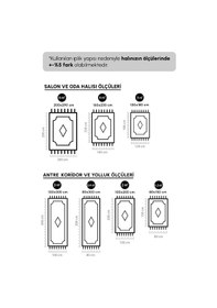 Resim Kaşmir Halı Dekoratif Art Retro Toros 180X280 CM Salon Mutfak Halısı Yolluk Kilim 