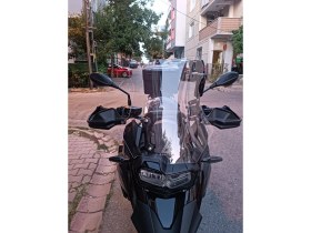 Resim Bmw F800 Gs 2024 Model Uyumlu Tur Camı Şeffaf Veya Fume 54CM Kısa 
