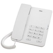 Resim Karel Tm140 Beyaz Analog Masa Üstü Kablolu Telefon 