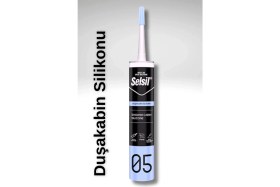 Resim Selsil Duşakabin Silikonu 1 Adet, Suya Neme Küfe Dayanıklı Sızdırmazlık 