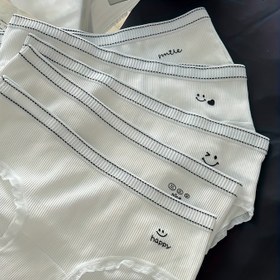 Resim 5'li Kadın Karışık Külot Seti | Sevimli Karikatür Baskı ile Dantel Kenar ve Kabartmalı Dokuma | Orta Bel, Nefes Alabilen & Rahat Kalıp | Neşeli Yüz Tasarımı | Yumuşak Esnek Kumaş | Çok Renkli Aksanlar | Makinede Yıkanabilir 