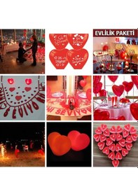 Resim Evsay Benimle Evlenir Misin ? Evlilik Teklifi Evlilik Teklifi Paketi (226531129) 