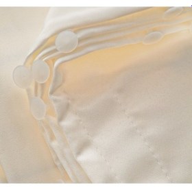 Resim Lisse Home Saten Güneşlik Perde 270 x 190 CM Ekru 