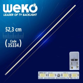 Resim Weko Sled 2010SVS46 60/240HZ_72 Od V1.0 - 52.3 cm 72 Ledli - (WK-481) 