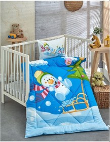 Resim Komfort Home V7 %100 Pamuklu Silikon Elyaf Bebek Yorgan Seti 