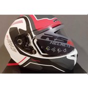 Resim Rs2 320 Dp815 Beyaz Kırmızı Siyah Kapalı Kask 