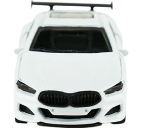 Resim Die Cast 1:32 Sesli ve Işıklı Çek Bırak Yarış Arabası Beyaz 