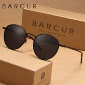 Resim BARCUR Erkekler için Retro Polarize Güneş Gözlüğü - Geniş Daire Çerçeve (139+ Tac Lens), Günlük Seyahat ve Sokak Fotoğrafçılığı İçin, Mikrofiber Bezli, Parlama Azaltma, Klasik Tasarım, Hafif, Şık, Yüksek Kaliteli Lensler, Outdoor Tutkunları, Noel/Şükran Günü Hediyesi 