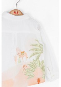 Resim Kız Bebek Arrakıs Gömlek Ekru 