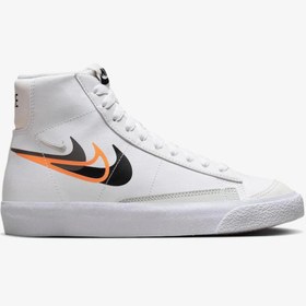 Resim Nike Blazer Mid Next Nature Kadın Beyaz Spor Ayakkabı 