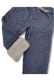 Resim BOBBY JR KİDSWEAR Kız Çocuk Eşofman Altı Beli Fırfırlı Simli Lacivert 