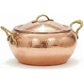 Resim Bakır Güveç Tencere 3000 Ml Gümüş 