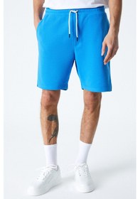 Resim Grimelange UNCERTAIN Erkek Comfort Fit Saks Mavi Şort & Bermuda 