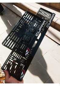 Resim Plakalık Lazer Kesim Pleksi 1 Kare 1 Uzun Araç Cupra Özel Kişiye Özel Plakalık İsime Özel Plakalık 