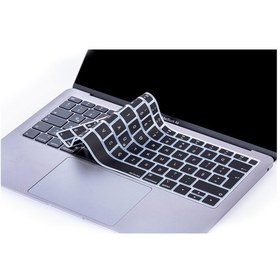 Resim Apple Uyumlu MacBook Klavye Koruyucu 12-13Inc A1932 F Türkçe Daktilo Tip Siyah 