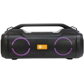 Resim Lecoo DS153 Boombox RGB Siyah Taşınabilir Bluetooth Hoparlör Lecoo