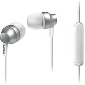 Resim PHILIPS SHE3855 MİKROFONLU KULAK İÇİ KULAKLIK BEYAZ 