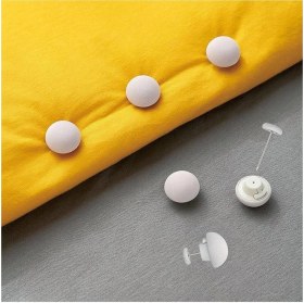 Resim PremiumPort Pratik 10'lu Mantar Şeklinde Yorgan ve Nevresim Sabitleme Iğnesi 