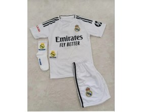 Resim Real Madrid Arda Güler Yeni Sezon 15 Numara Çocuk Forma Takımı 4'lü Set Çorap+Bileklik Hediyeli 