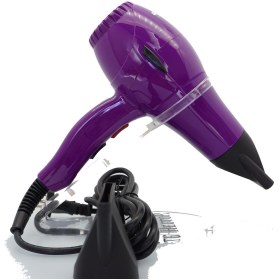 Resim AboutThePerfect Çok Renkli Yeni Nesil Fön Makinesi Mor, Hızlı ve Güçlü Kurutma Özelliği 