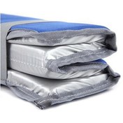 Resim Flybuy Yürüyüş Kamp Piknik Sırt Minderi, 4 Katlı Köpük Koltuk, Katlanır, Gümüş Epe Kaplama, Mavi/kahve/mor/kırmızı/siyah/asker Yeşili Renkler Mor 