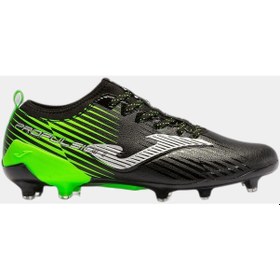 Resim Joma Erkek Futbol Maç Krampon Propulsion Cup 2301 Black Green Flu 001 
