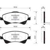 Resim SANGSIN SP1580 Fren Balatası Ön Auris Corolla Uyumlu 2.0D 4D 2.2D 07- Avensis Verso 1.6 1.8 2.0 2.0D 4D 09- Gdb3479 