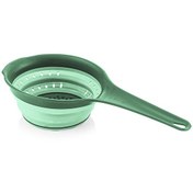 Resim Qlüx İdeas Katlanabilir Saplı Süzgeç Yeşil 31 CM 