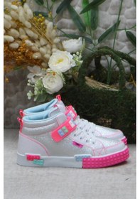 Resim M.p 242 3308 Beyaz Rahat Kısa Boğazlı Kız Çocuk Ayakkabı 001 