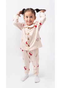 Resim Bebek Ve Çocuk Pijama Takımı 4bb2 Bej 